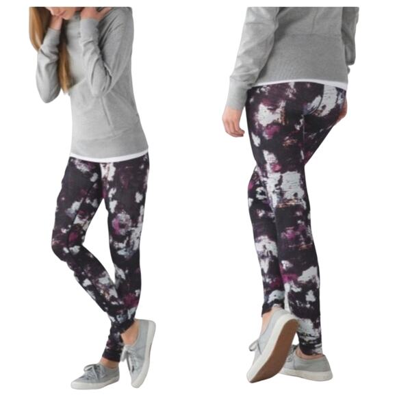 Lululemon Kara Blossom High Rise Wunder Under 2 - Picture 1 of 6
